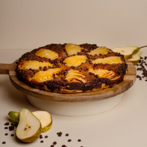 Pear and Chocolate Tart